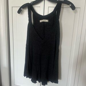 Free People Charcoal Tank Top